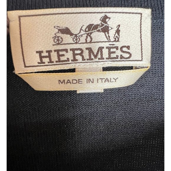 New Hermes 100% Cashmere Mens Crewneck Colorblock Sweater - Picture 11 of 16